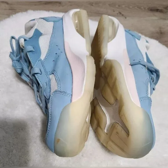 Womens 10 Nike Jordan Air 200E Summit White Worn Blue Shoes DH7381-146