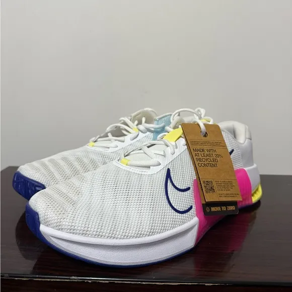 Womens 15 Nike Metcon 9 Premium Training Shoes White Pink DZ2537-102 Men's 13.5