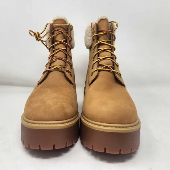 Women's 9 Timberland from Anthropologie Stone Street platform waterproof boots