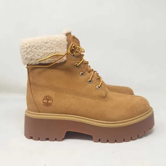 Women's 9 Timberland from Anthropologie Stone Street platform waterproof boots