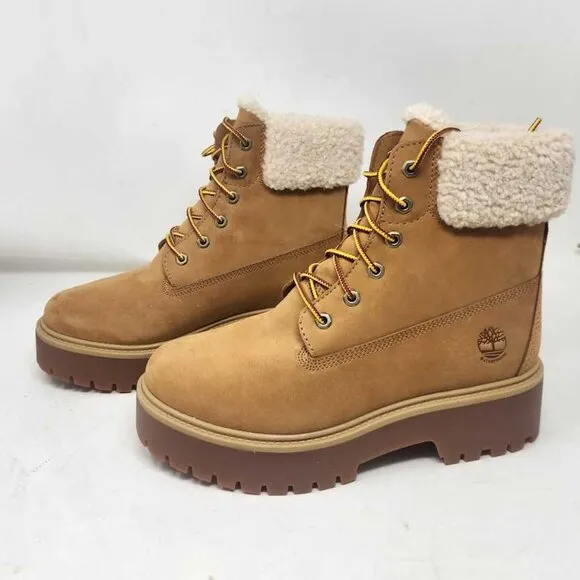 Women's 9 Timberland from Anthropologie Stone Street platform waterproof boots