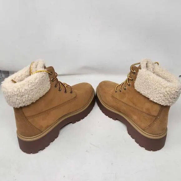 Women's 9 Timberland from Anthropologie Stone Street platform waterproof boots