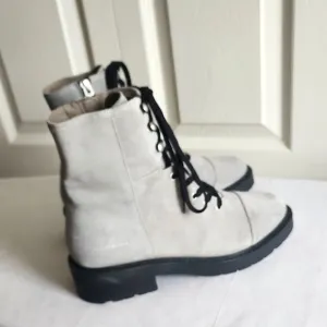 Womens ALL SAINTS Lace Up Leather Ankle Boots New No Tags Size 9