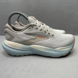 Womens Size 6.5 (B) Brooks Glycerin 21 Shoes Coconut/Aqua Running Sneakers