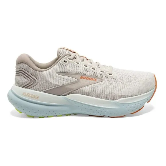 Womens Size 6.5 (B) Brooks Glycerin 21 Shoes Coconut/Aqua Running Sneakers
