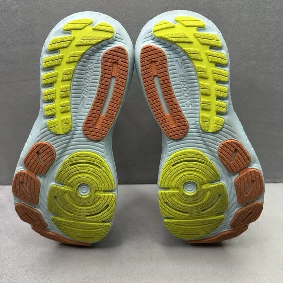 Womens Size 6.5 (B) Brooks Glycerin 21 Shoes Coconut/Aqua Running Sneakers