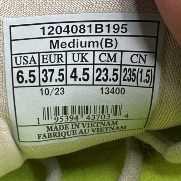 Womens Size 6.5 (B) Brooks Glycerin 21 Shoes Coconut/Aqua Running Sneakers