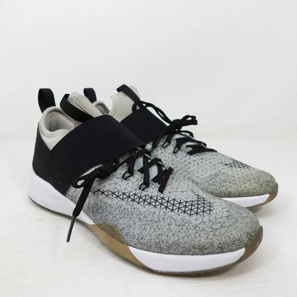 Womens Size 8 Nike Air Zoom Strong Grey Black Training Shoes 843975-100