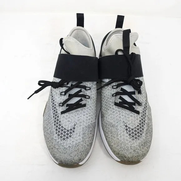 Womens Size 8 Nike Air Zoom Strong Grey Black Training Shoes 843975-100