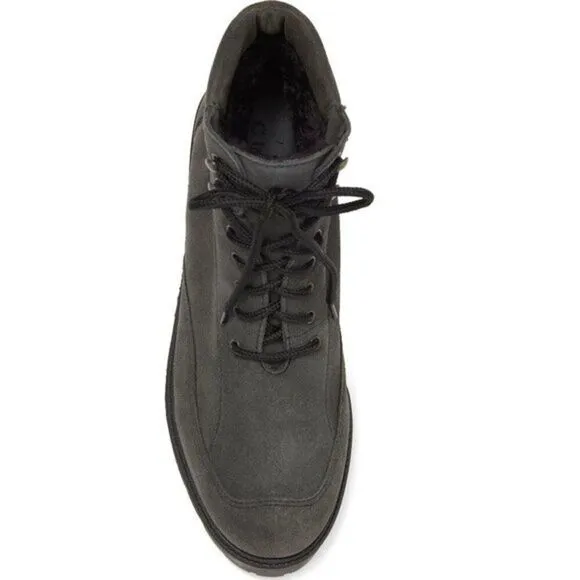 Women's Waterproof Leather Combat Boots La Canadienne Lug Sole Size 8.5