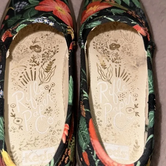 Women's x Rifle Paper Co. Botanical Double Decker Sneakers Size 6.5 NWOT