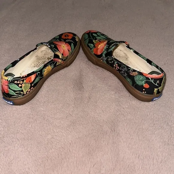 Women's x Rifle Paper Co. Botanical Double Decker Sneakers Size 6.5 NWOT