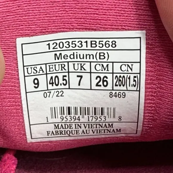Womens Size 9 (B) Shoes Brooks Adrenaline GTS 22 Shoes Magenta/Raspberry Running