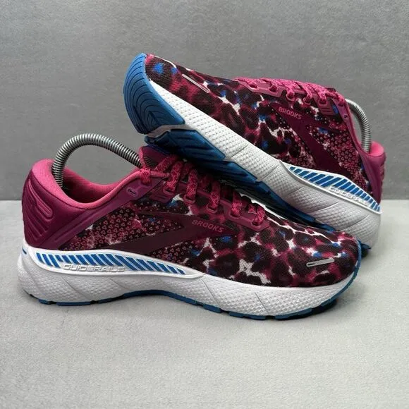 Womens Size 9 (B) Shoes Brooks Adrenaline GTS 22 Shoes Magenta/Raspberry Running