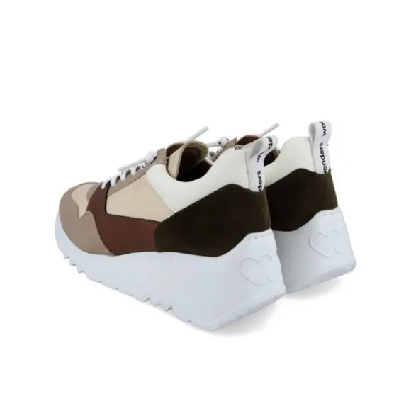 Wonders Suki Sneaker Comfort Chunky Wedge Size US 8.5