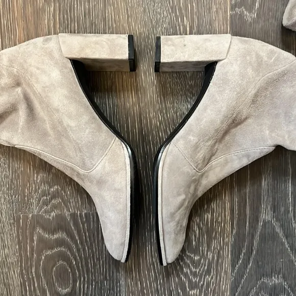 Worn once! Stuart Weitzman Landmark topo suede OTK boots