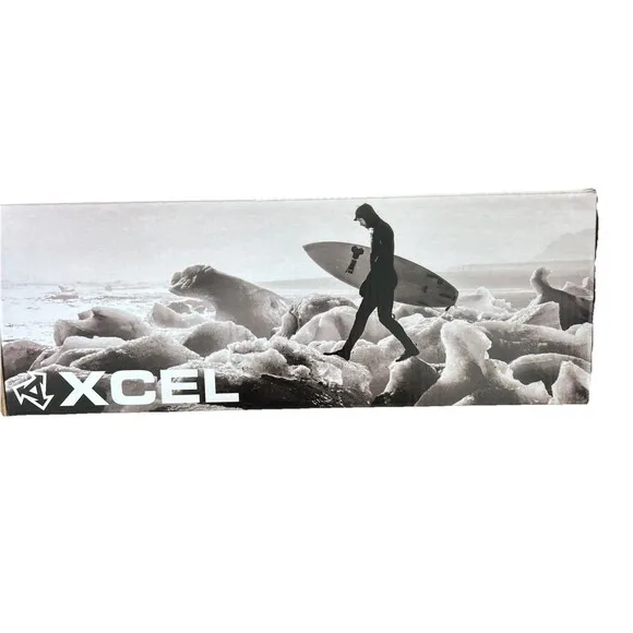 Xcel 3mm Drylock Split Toe Wetsuit  Neoprene Boots Men’s Size 7 Black Color