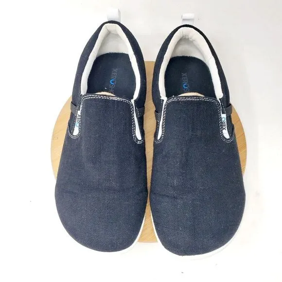 Xero Shoes Mens 10 Aptos Barefoot Minimalist Walking Slip On Hemp Canvas Loafer