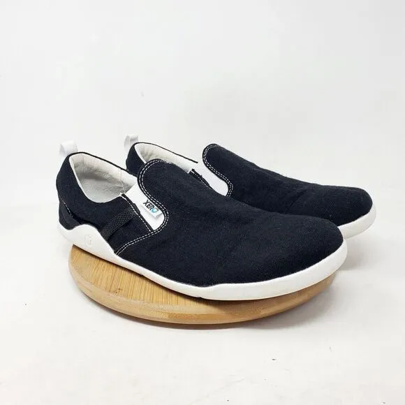 Xero Shoes Mens 10 Aptos Barefoot Minimalist Walking Slip On Hemp Canvas Loafer