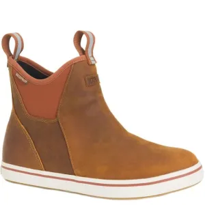 XTRATUF LEATHER ANKLE DECK BOOT ORANGE 11 D (M)