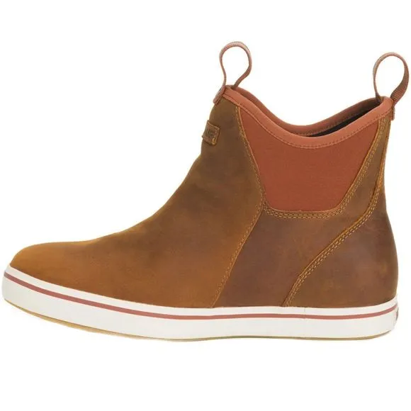 XTRATUF LEATHER ANKLE DECK BOOT ORANGE 11 D (M)