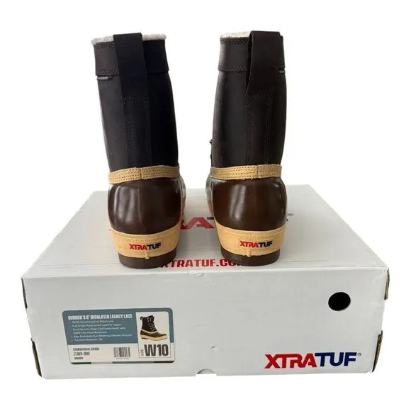 Xtratuf Women’s 8” Insulated Legacy Waterproof Boot Commercial Grade Size 10