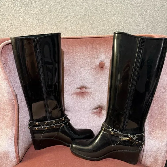 Y2K Bebe Rubber Rain Boots