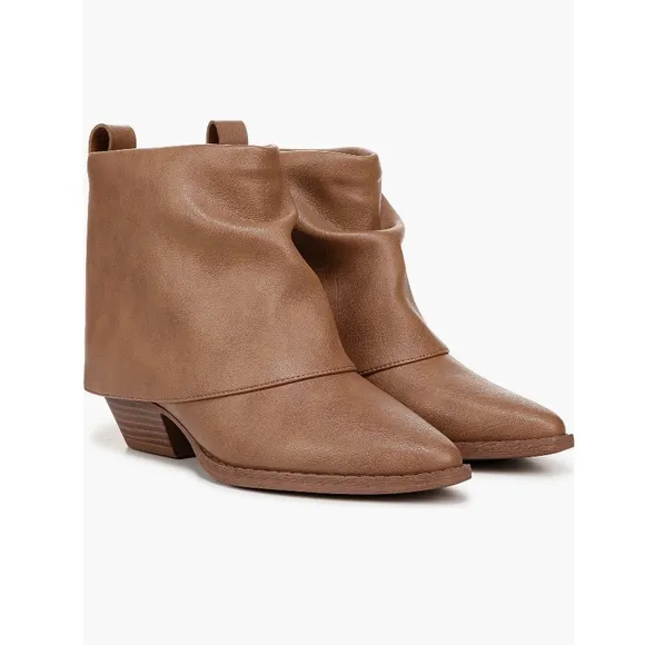 Zodiac Malina Snake Embossed Western Bootie Warm Taupe Women’s Size 8